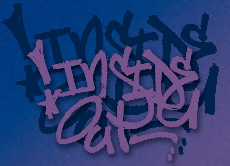 Inside-Out graffiti