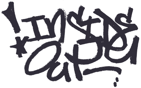 Inside-Out graffiti